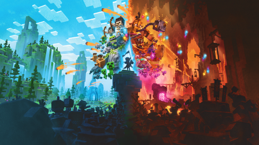 Two worlds collide in Minecraft Legends